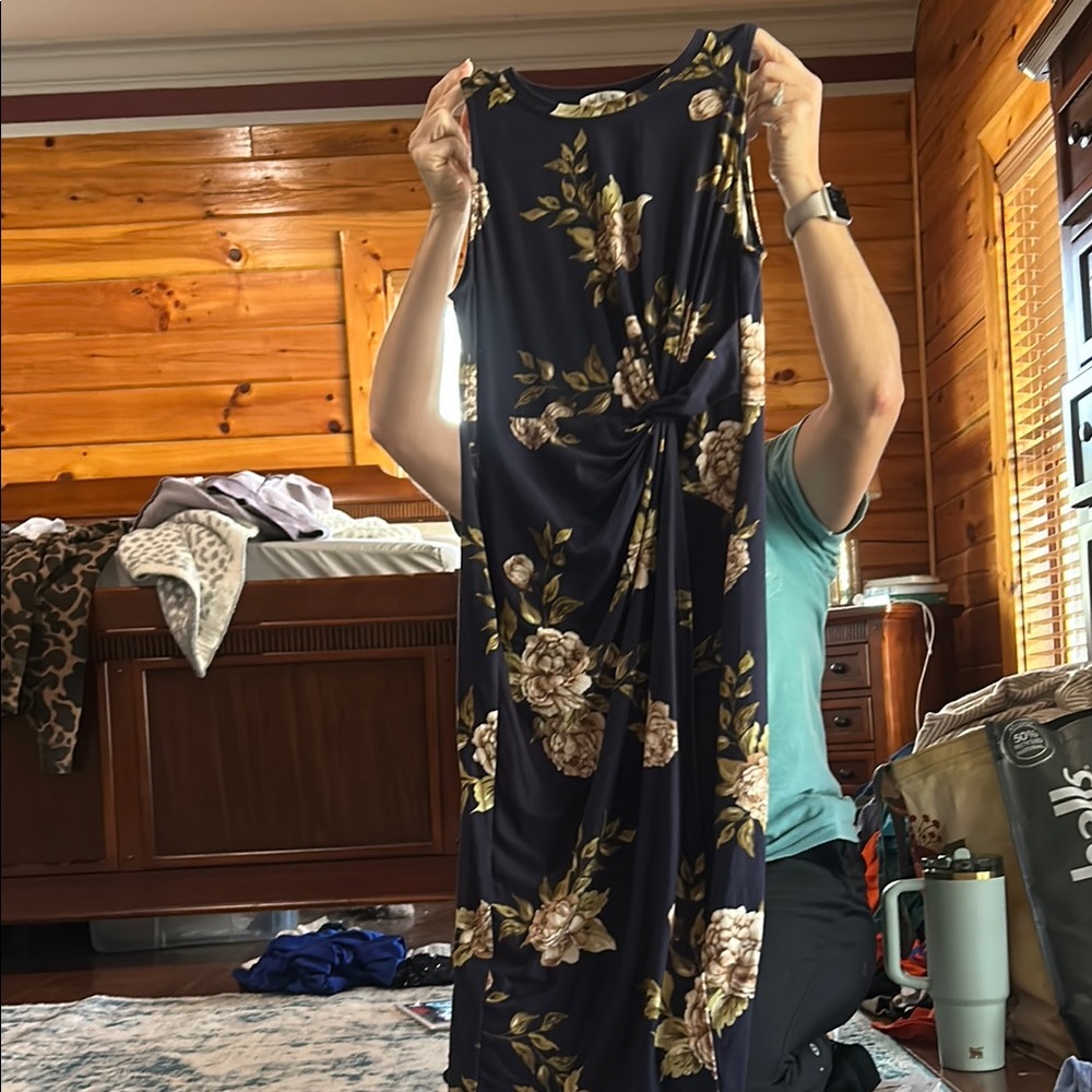 Floral Sleeveless Dress